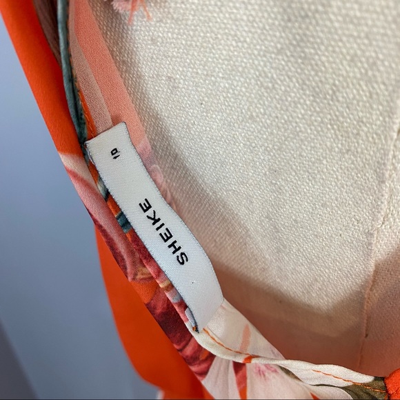 Sheike Womens Size 10 Maxi Sheer Sun Dress - Picture 9 of 10